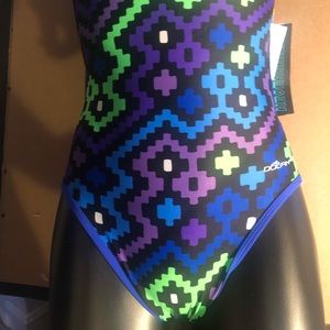 Swimsuit by dolfin swimwear blue siz Ze